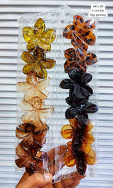 Impression Stylish Colored Plastic Hair Clutcher (Pack of 12)
